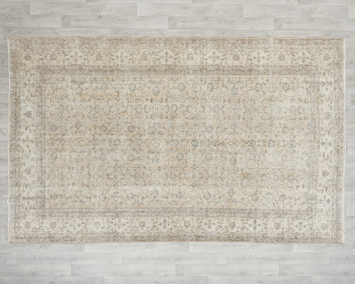 Multicolor Turkish Oushak Rug 7' x 10' Hand-Knotted | No. VR59494