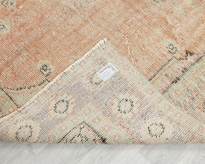 Multicolor Turkish Oushak Rug 5' 7" x 9' 2" Hand-Knotted | No. VR59569