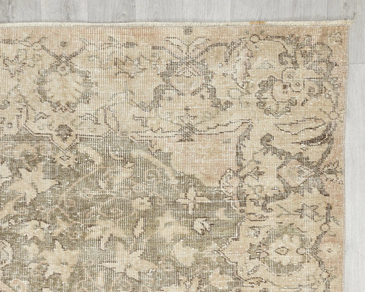 Multicolor Turkish Oushak Rug 6' 7" x 10' Hand-Knotted | No. VR59733
