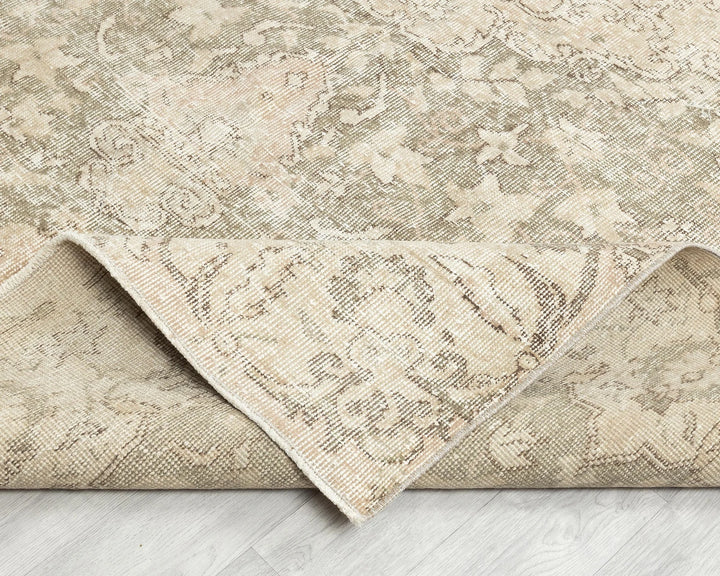 Multicolor Turkish Oushak Rug 6' 7" x 10' Hand-Knotted | No. VR59733