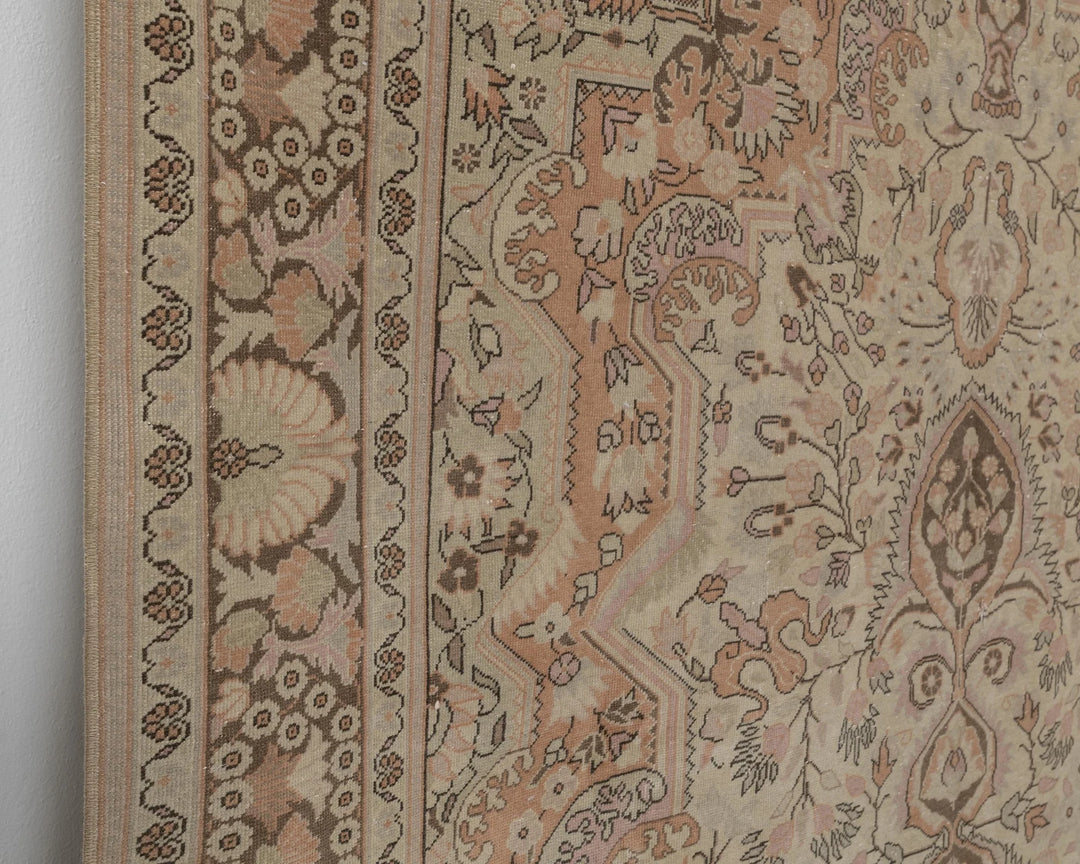 Multicolor Turkish Oushak Rug 6'5" x 9'5" Hand-Knotted | No. VR59877