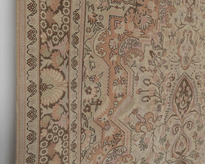 Multicolor Turkish Oushak Rug 6'5" x 9'5" Hand-Knotted | No. VR59877