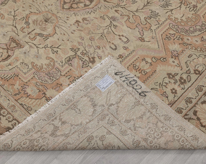 Multicolor Turkish Oushak Rug 6'5" x 9'5" Hand-Knotted | No. VR59877