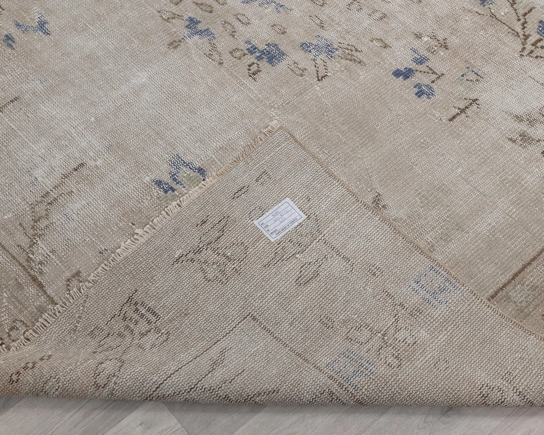 Multicolor Turkish Oushak Rug 6' 11" x 9' 10" Hand-Knotted | No. VR59939