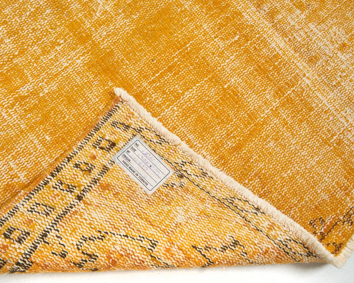Orange Vintage Turkish Rug 3' 9" x 7' 3" | No. VR59953