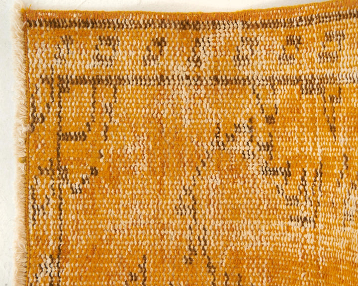 Orange Vintage Turkish Rug 3' 9" x 7' 3" | No. VR59953