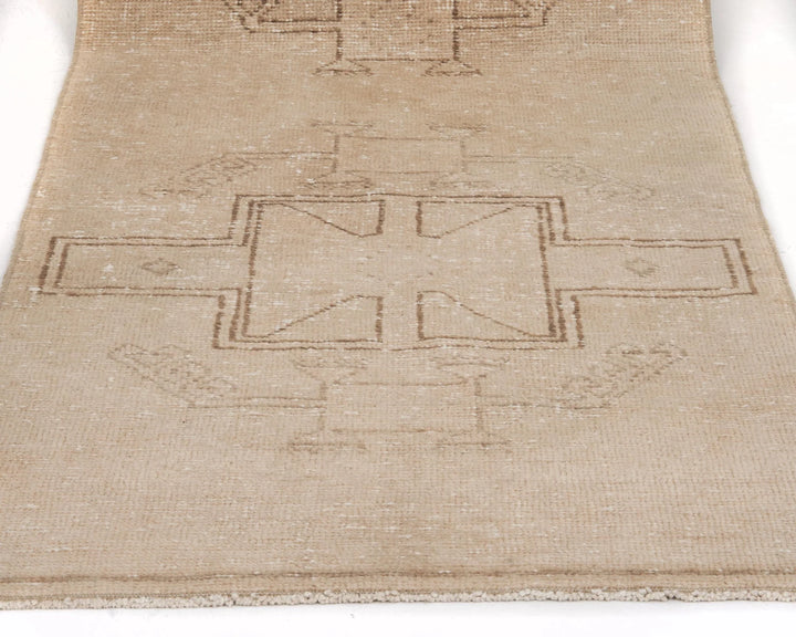Multicolor Turkish Oushak Rug 2'7" x 11' Hand-Knotted | No. VR60023