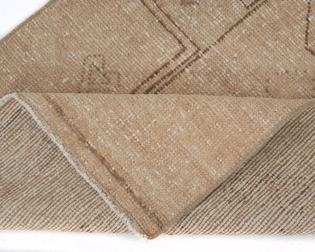 Multicolor Turkish Oushak Rug 2'7" x 11' Hand-Knotted | No. VR60023
