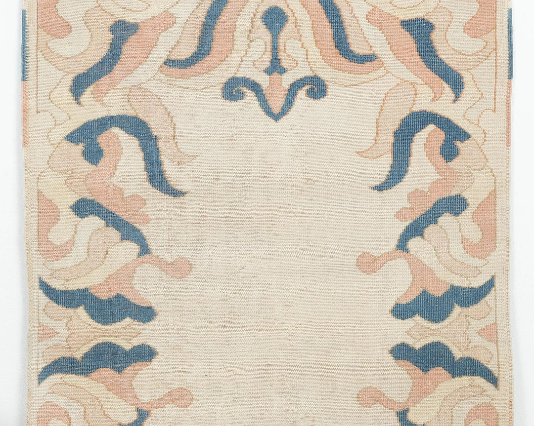 Multicolor Turkish Oushak Rug 4' 4" x 6' 2" Hand-Knotted | No. VR60204