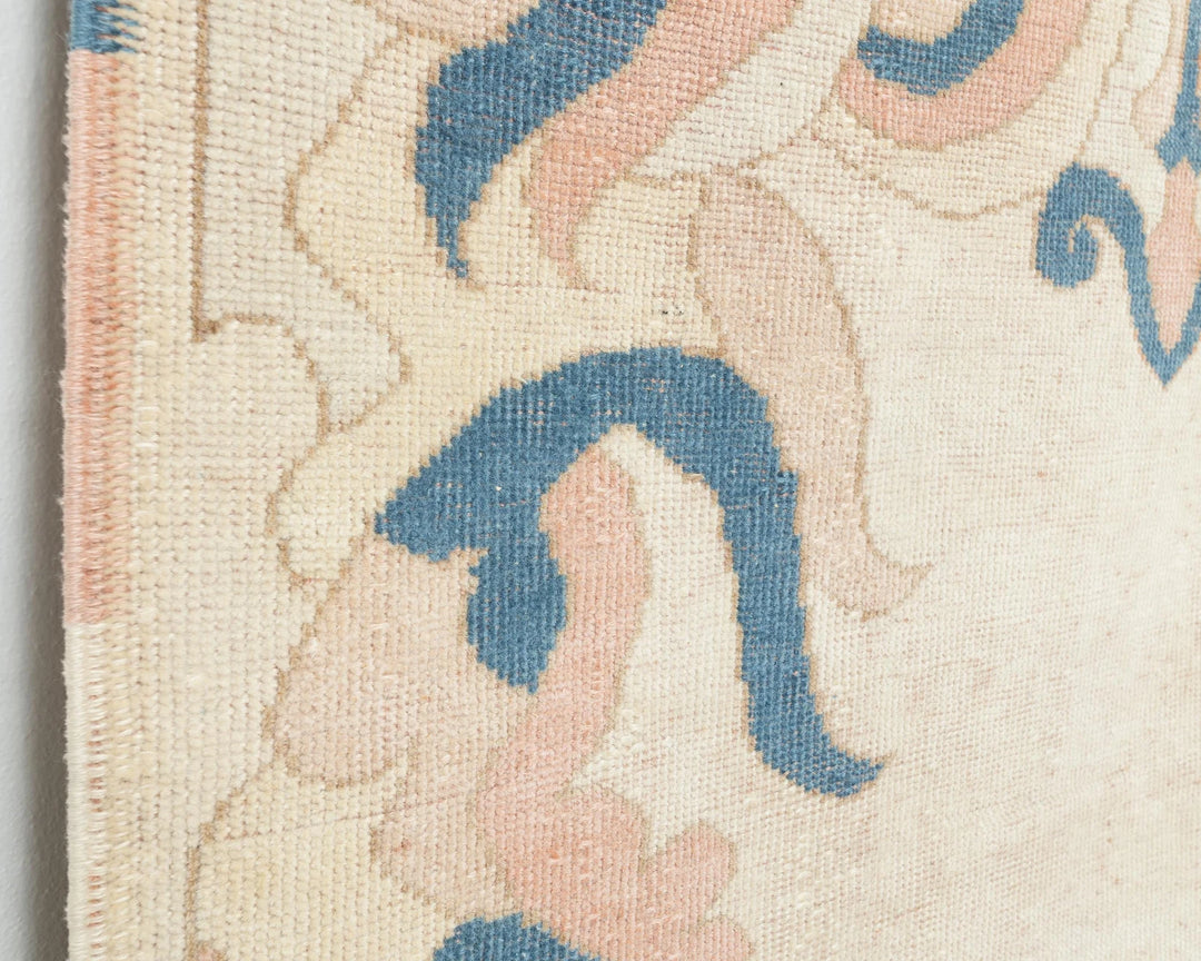 Multicolor Turkish Oushak Rug 4' 4" x 6' 2" Hand-Knotted | No. VR60204