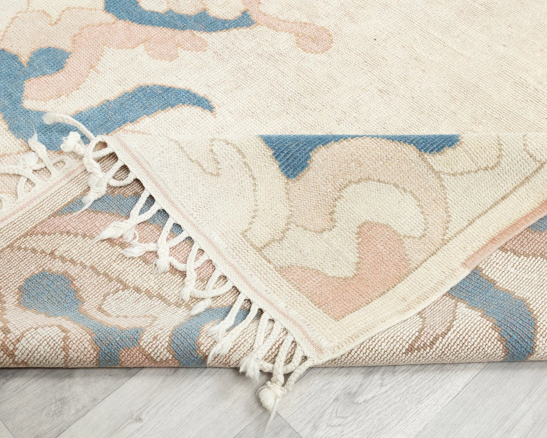 Multicolor Turkish Oushak Rug 4' 4" x 6' 2" Hand-Knotted | No. VR60204
