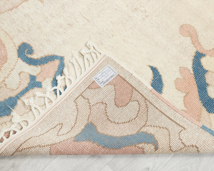 Multicolor Turkish Oushak Rug 4' 4" x 6' 2" Hand-Knotted | No. VR60204