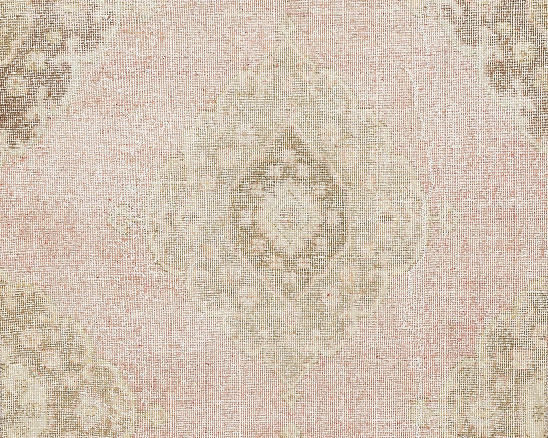 Multicolor Turkish Oushak Rug 3' 1" x 12' 5" Hand-Knotted | No. VR60310
