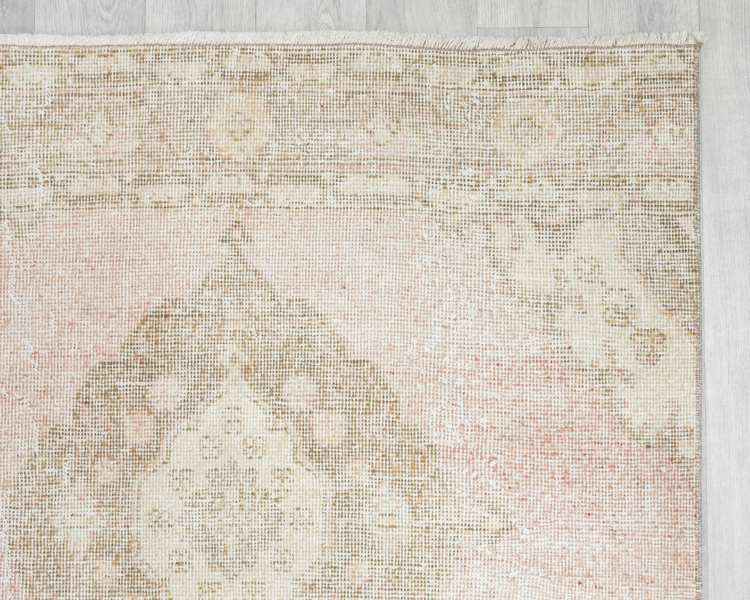 Multicolor Turkish Oushak Rug 3' 1" x 12' 5" Hand-Knotted | No. VR60310