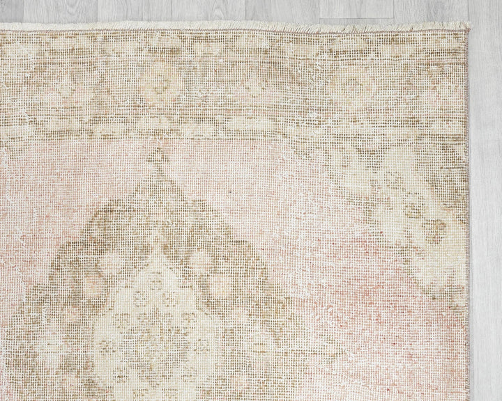 Multicolor Turkish Oushak Rug 3' 1" x 12' 5" Hand-Knotted | No. VR60310