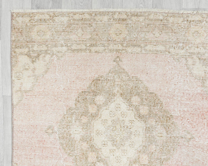 Multicolor Turkish Oushak Rug 3' 1" x 12' 5" Hand-Knotted | No. VR60310