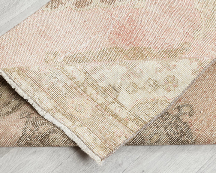 Multicolor Turkish Oushak Rug 3' 1" x 12' 5" Hand-Knotted | No. VR60310