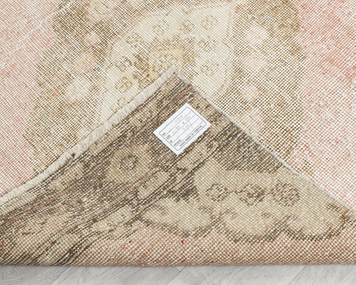 Multicolor Turkish Oushak Rug 3' 1" x 12' 5" Hand-Knotted | No. VR60310