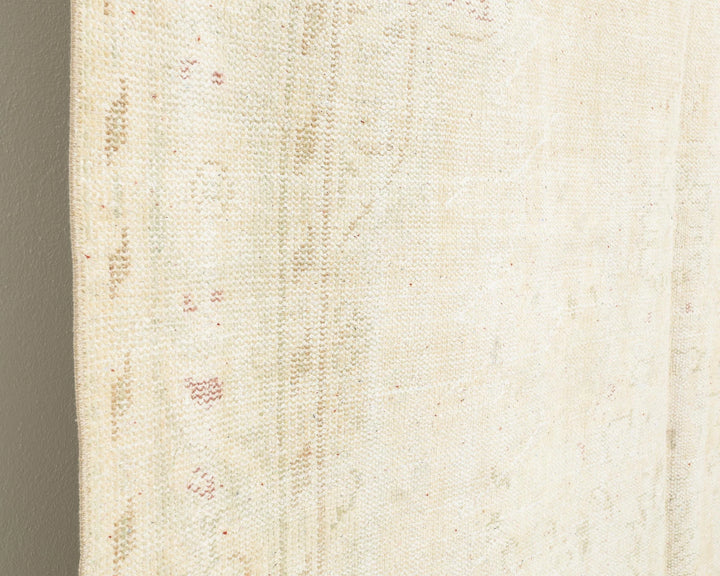 Beige Turkish Oushak Rug 6' x 9' 10" Hand-Knotted | No. VR60387