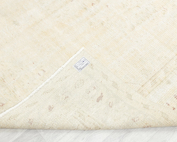Beige Turkish Oushak Rug 6' x 9' 10" Hand-Knotted | No. VR60387