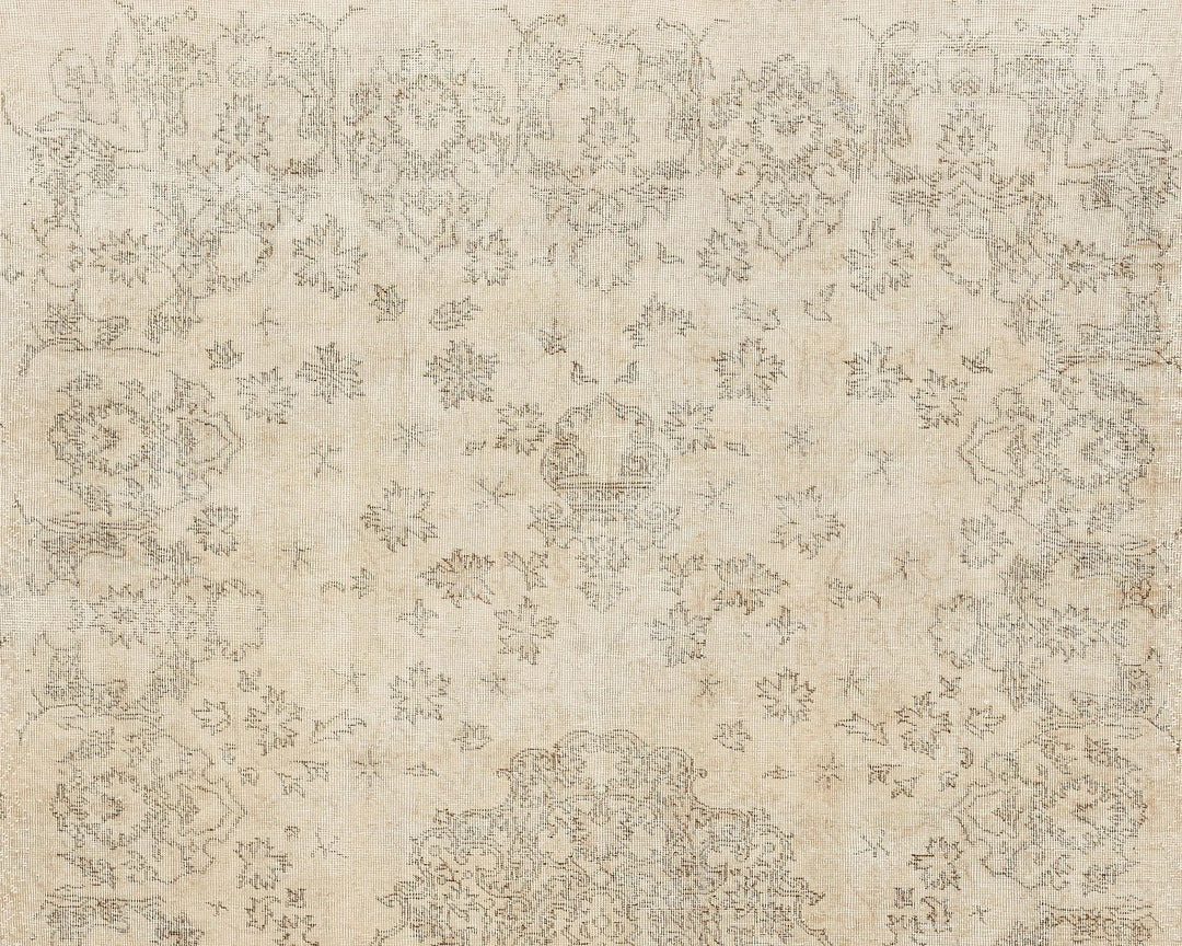 Multicolor Turkish Oushak Rug 6'2" x 10'5" Hand-Knotted | No. VR60458