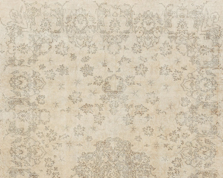 Multicolor Turkish Oushak Rug 6'2" x 10'5" Hand-Knotted | No. VR60458