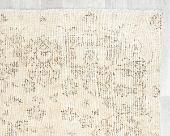 Multicolor Turkish Oushak Rug 6'2" x 10'5" Hand-Knotted | No. VR60458