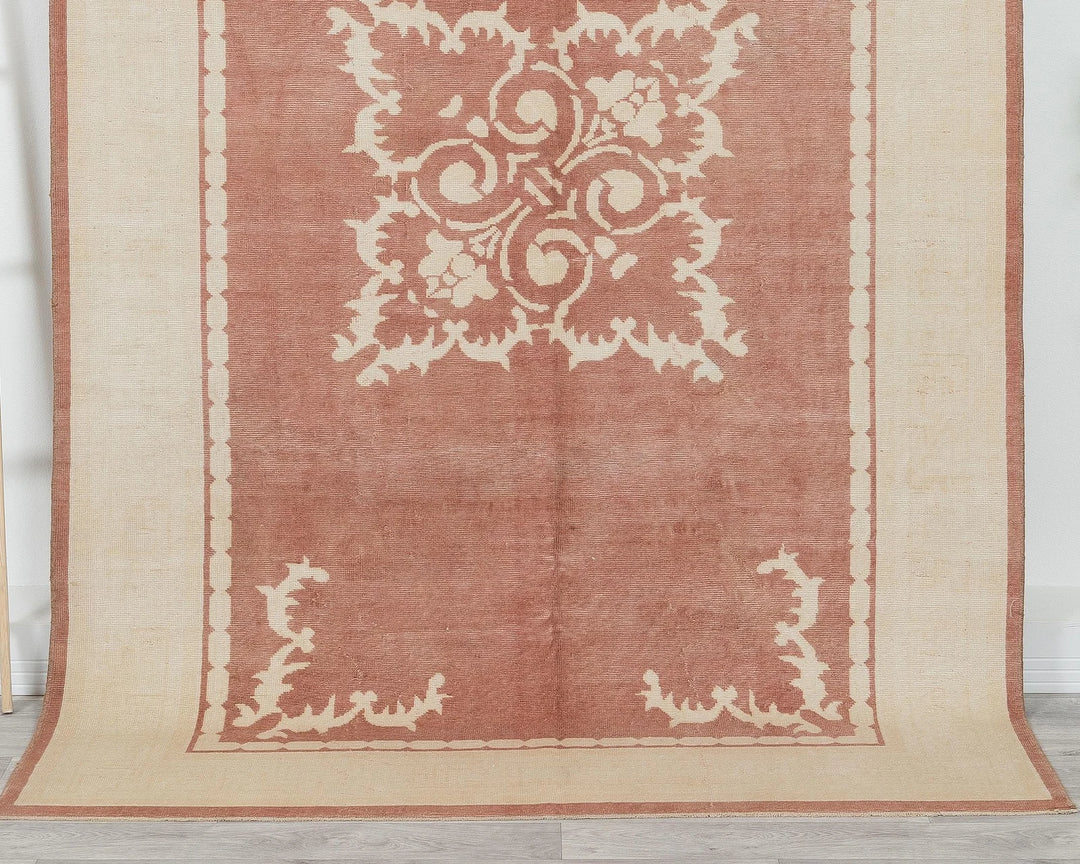 Multicolor Turkish Oushak Rug 5' x 7' 1" Hand-Knotted | No. VR60610