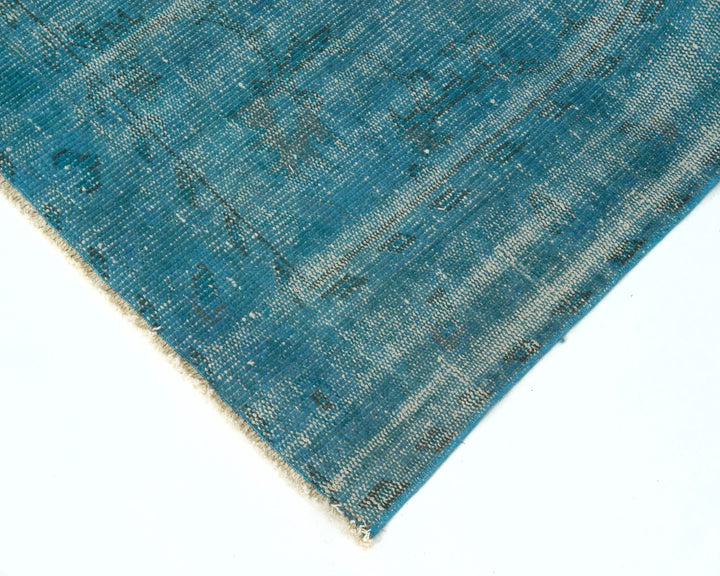 Blue Turkish Oushak Rug 8' 5" x 5' 6" Hand-Knotted | No. VR60644