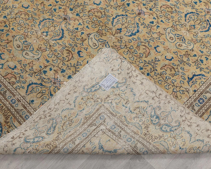 Multicolor Turkish Oushak Rug 7' 4" x 10' 6" Hand-Knotted | No. VR60721