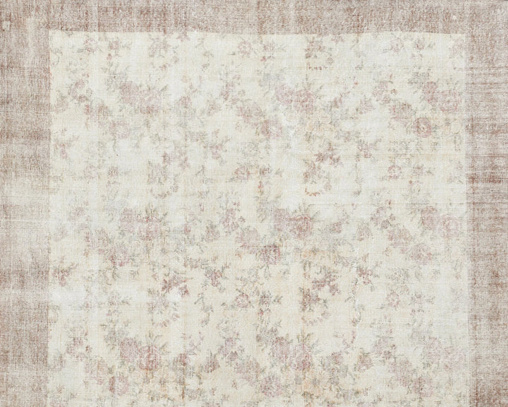 Multicolor Turkish Oushak Rug 6'7" x 9'4" Hand-Knotted | No. VR61116
