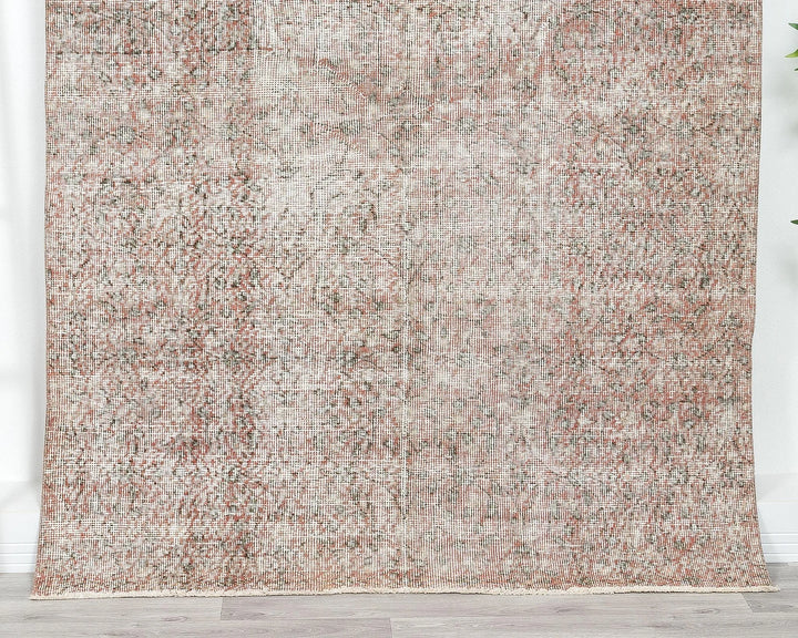 Multicolor Turkish Vintage Rug 4' 8" x 7' 1" Hand-Knotted | No. VR61213