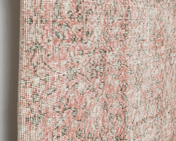 Multicolor Turkish Vintage Rug 4' 8" x 7' 1" Hand-Knotted | No. VR61213
