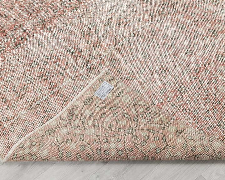 Multicolor Turkish Vintage Rug 4' 8" x 7' 1" Hand-Knotted | No. VR61213