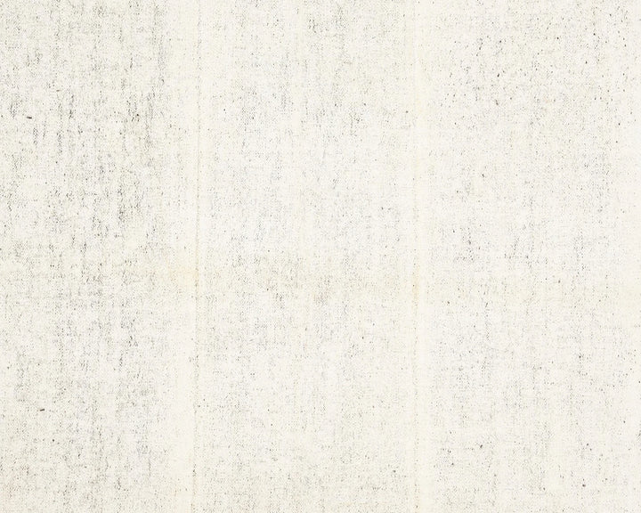 White Turkish Kilim Rug 5'7" x 8'2" Flat-Weave | No. VR61228