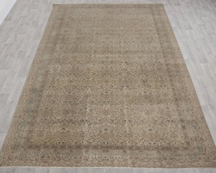 Multicolor Turkish Vintage Rug 8' x 11' 7" Hand-Knotted | No. VR61242