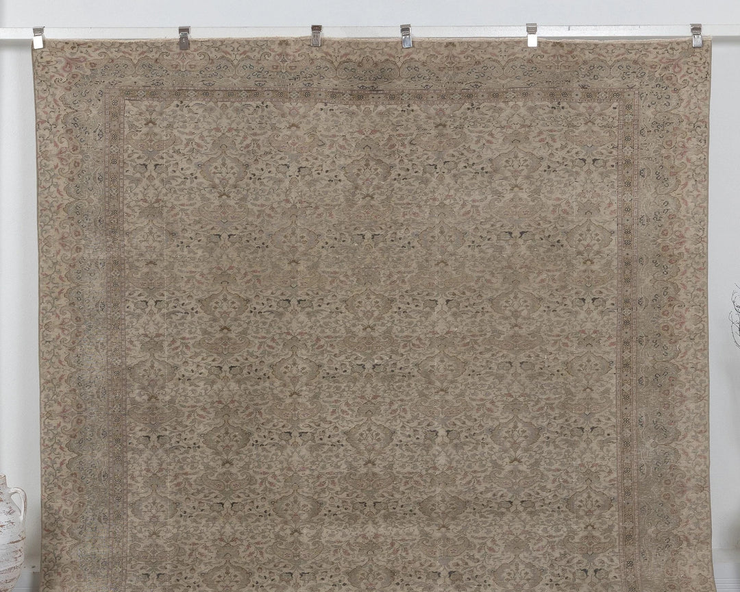 Multicolor Turkish Vintage Rug 8' x 11' 7" Hand-Knotted | No. VR61242