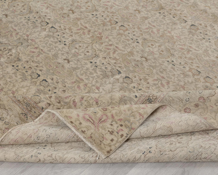 Multicolor Turkish Vintage Rug 8' x 11' 7" Hand-Knotted | No. VR61242