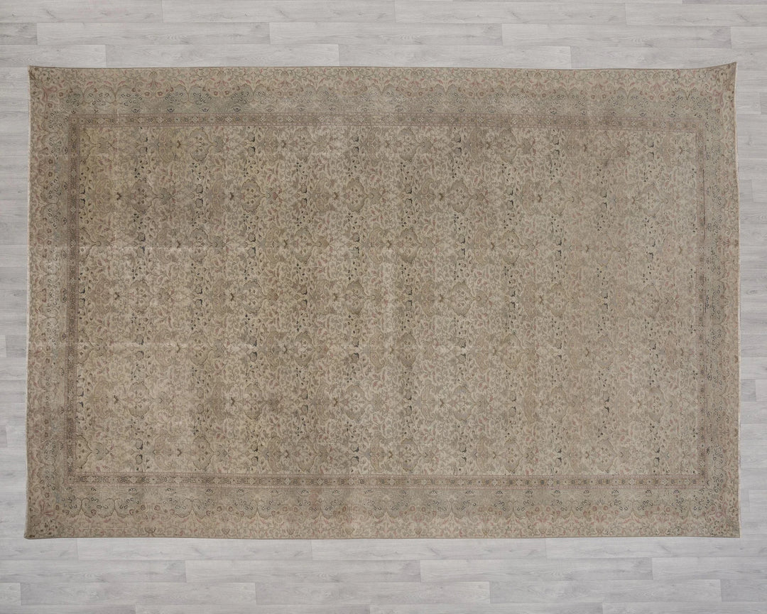 Multicolor Turkish Vintage Rug 8' x 11' 7" Hand-Knotted | No. VR61242