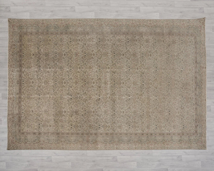 Multicolor Turkish Vintage Rug 8' x 11' 7" Hand-Knotted | No. VR61242