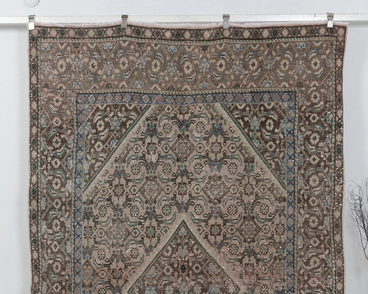 Multicolor Turkish Oushak Rug 6' 3" x 9' 7" Hand-Knotted | No. VR61334