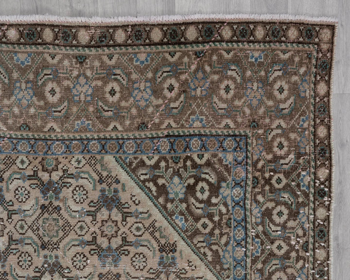Multicolor Turkish Oushak Rug 6' 3" x 9' 7" Hand-Knotted | No. VR61334