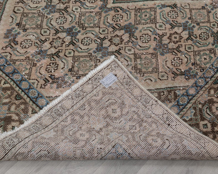 Multicolor Turkish Oushak Rug 6' 3" x 9' 7" Hand-Knotted | No. VR61334