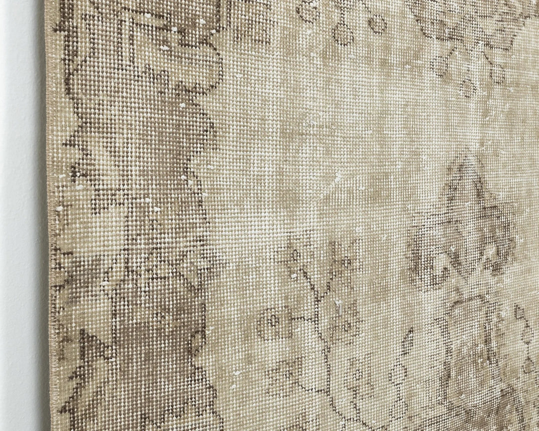 Multicolor Turkish Oushak Rug 3' 7" x 6' 6" Hand-Knotted | No. VR61552