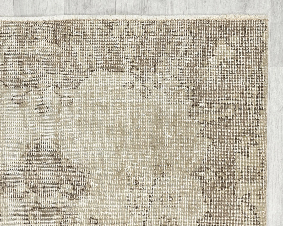 Multicolor Turkish Oushak Rug 3' 7" x 6' 6" Hand-Knotted | No. VR61552