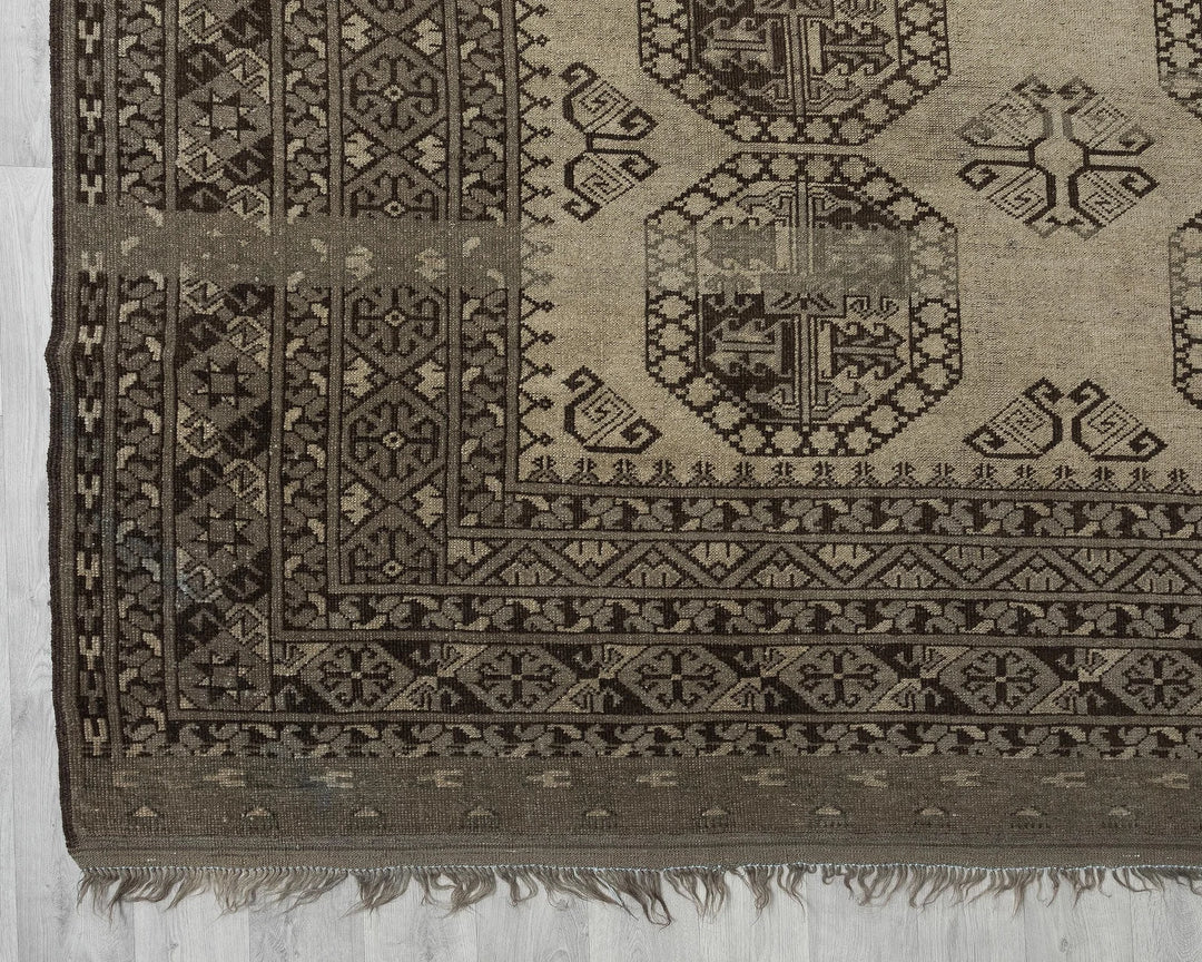 Multicolor Turkish Oushak Rug 9' 5" x 12' 1" Hand-Knotted | No. VR61744
