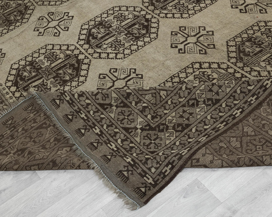 Multicolor Turkish Oushak Rug 9' 5" x 12' 1" Hand-Knotted | No. VR61744