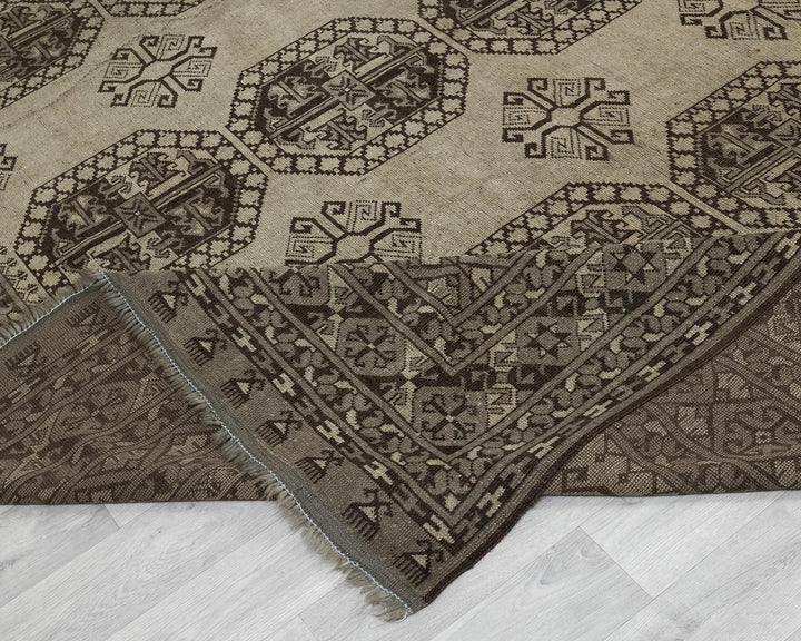 Multicolor Turkish Oushak Rug 9' 5" x 12' 1" Hand-Knotted | No. VR61744