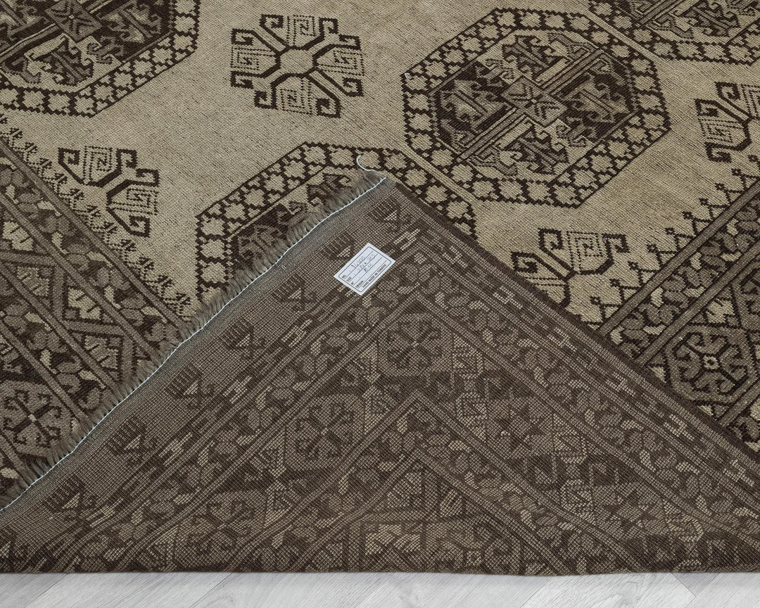 Multicolor Turkish Oushak Rug 9' 5" x 12' 1" Hand-Knotted | No. VR61744