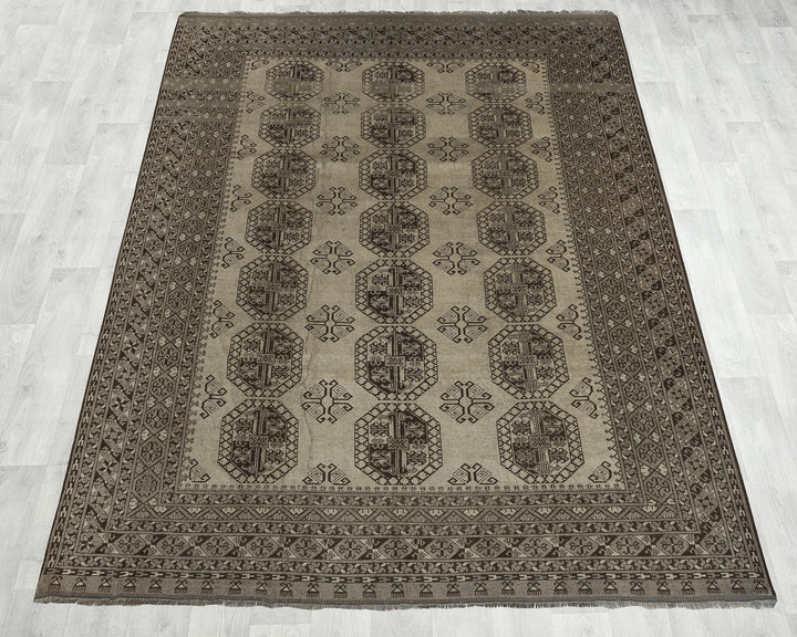 Multicolor Turkish Oushak Rug 9' 5" x 12' 1" Hand-Knotted | No. VR61744
